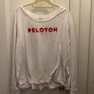 Peloton White Sweatshirt